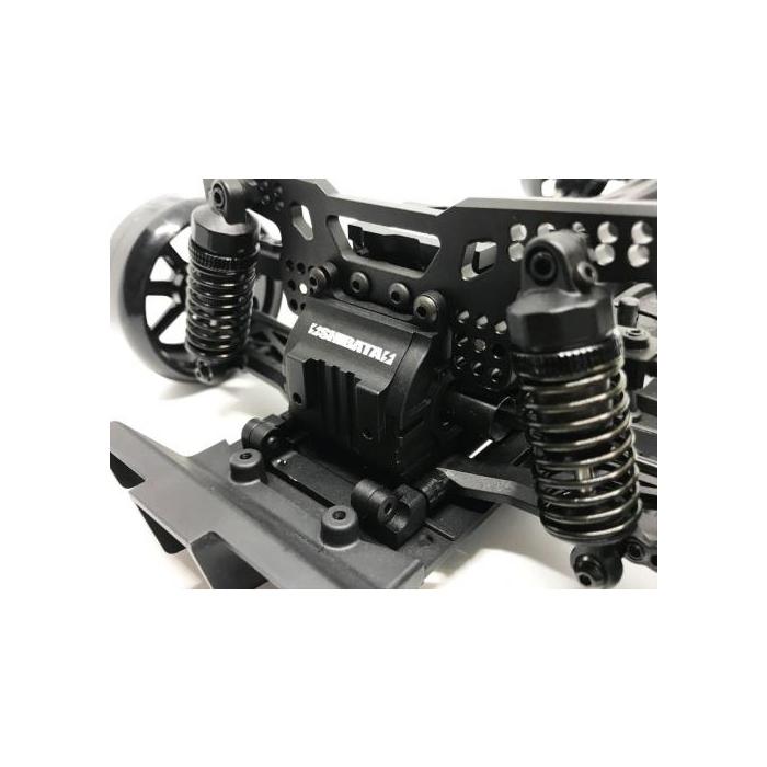 R31S310BK - Shibata GRK4 Aluminium Gear Box Set - Black RC PACE