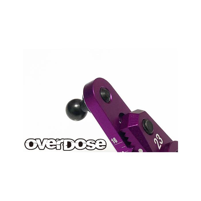 Overdose JT Alum. Direct Servo Horn 23T - Black Overdose JT Alum. Direct Servo Horn 23T - Black