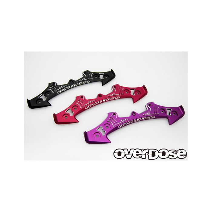 OD2944 - Overdose Aluminium Bumper Type 2 For OD - Red RC