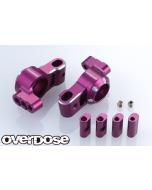 Overdose ES Aluminium Rear Upright For GALM - Purple