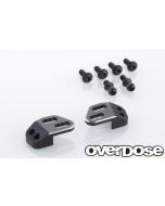 OD2850 - Overdose TC Aluminium Rear Upper Arm Bracket - Black