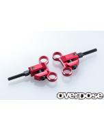 OD2941 - Overdose Adjustable Aluminium Front Upper Arm Type-2 - Red