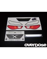 OD1140b - Overdose 3D Mark X Light & Grille Emblem Set