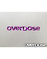 Overdose Logo Sticker - Purple