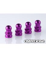 OD1527 - Overdose Aluminium Shock Stand Off 4pcs - Purple
