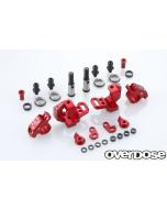 OD2438 - Overdose Adjustable Aluminium Knuckle Set Type-2 - Red