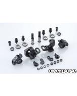 OD2439 - Overdose Adjustable Aluminium Knuckle Set Type-2 - Black