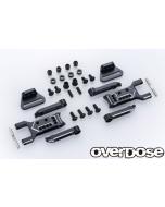 OD2857 - Overdose Adjustable Aluminium Rear Suspension Arm Type 3 - Black