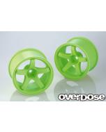OD2953 - Overdose X Valino GV330 30mm +9mm Offset - Neon Green