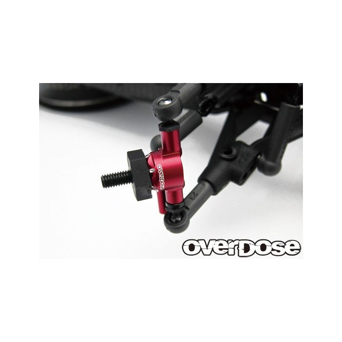 OD2895 - Overdose ES Aluminium Knuckle For GALM - Red RC PACE - RC