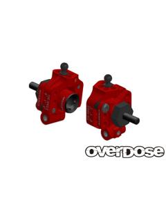 OD2278b - Overdose Adjustable Aluminium Rear Upright For OD/YD-2 - Red