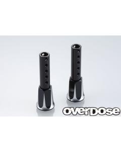 OD2662 - Overdose Adjustable Aluminium Front Body Post - Black