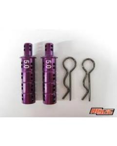 KN-BP04PL - RC926 Aluminium Body Post Extenders For 5mm Posts - Purple