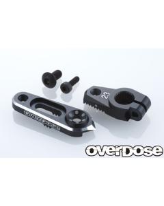 OD2804 - Overdose JT Aluminium Direct Servo Horn - 23T/Black (Sanwa/KO)