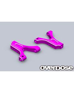 OD2865 - Overdose ES Aluminium Front Suspension Arms for OD - Purple
