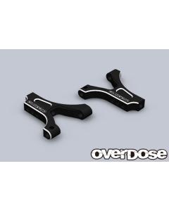 OD2867 - Overdose ES Aluminium Front Suspension Arms for OD - Black