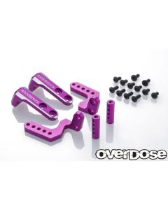 OD2883 - Overdose Aluminium Rear Body Mount For GALM - Purple