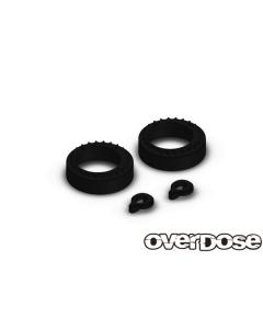 OD2936 - Overdose Aluminium Bearing Adaptor & Bearing Stopper Set - Black