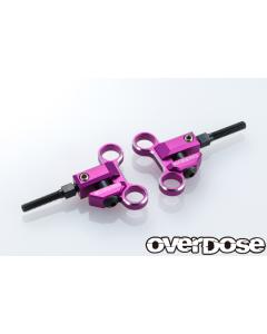 OD2940 - Overdose Adjustable Aluminium Front Upper Arm Type-2 - Purple