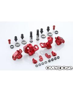 OD2439 - Overdose Adjustable Aluminium Knuckle Set Type-2 -Black