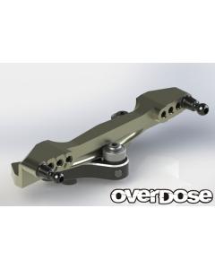 OD2711 - Overdose Aluminium Curved Slide Rack Steering Set Type-2 For Vacula II/GALM - Black