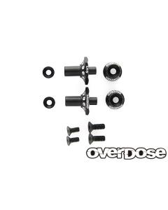 OD2715 - Overdose Aluminium One Piece Axle Shaft 4mm For OD RWD - Black