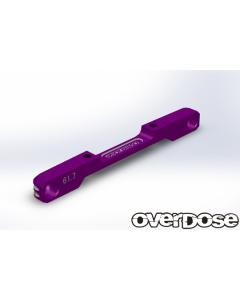 OD2968 - Overdose TC Aluminium Suspension Mount 61.7mm For GALM - Purple