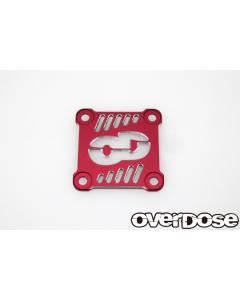 OD2938 - Overdose Aluminium Cooling Fan Cover 30x30mm - Red