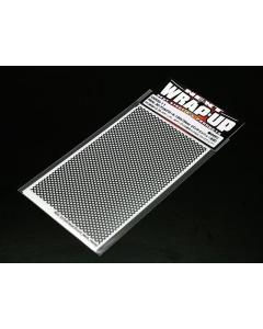 0005-02 Wrap Up Next 3D Grill Decal Clear base 130x75mm - Cross Mesh Heavy