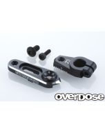 OD2804 - Overdose JT Aluminium Direct Servo Horn - 23T/Black (Sanwa/KO)