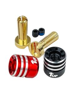 190435 - 1up Racing Heatsink Bullet Plugs - 4mm
