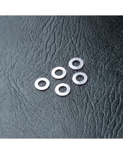 MST Aluminium Spacers 3x5.5x0.5mm 5pcs - Silver
