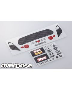 OD2191b - Overdose Weld FR-S 3D Grille ＆ Emblem Set