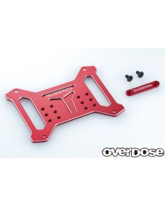 OD2881 - Overdose Aluminium Battery Plate Set - Red