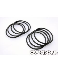 OD2796 - Overdose Tyre O-Rings 8pcs - Black
