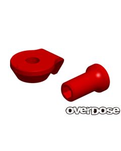 OD3566 - Overdose Adjuster Nut & Knuckle Stopper For OD2438 - Red