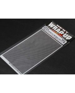 0005-02 Wrap Up Next 3D Grill Decal Clear base 130x75mm - Cross Mesh Heavy