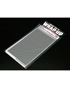 0005-02 Wrap Up Next 3D Grill Decal Clear base 130x75mm - Cross Mesh Heavy