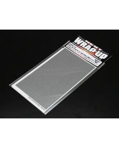0005-02 Wrap Up Next 3D Grill Decal Clear base 130x75mm - Cross Mesh Heavy